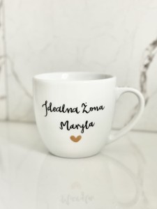 Kubek Idealna Żona + imię  250ml / 300ml /  350ml/ 500ml / 1 Litr  (1)