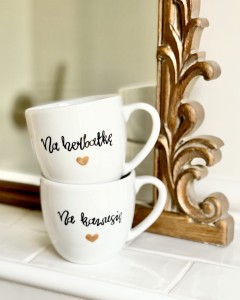 Na Kawusię Na Herbatkę ZESTAW 2x kubek Prezent pojemność do wyboru  (1)