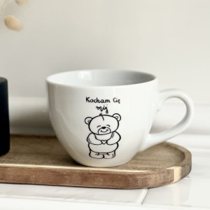 Kubek Kocham Cię Mój Misiu NEW   kubek prezent na walentynki dla chłopaka pojemność do wyboru 