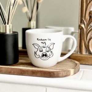 Kubek Kocham Cię Mój Dziku kubek prezent na walentynki dla chłopaka pojemność do wyboru