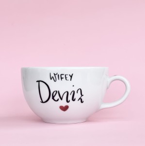 Kubek WIFEY +imię    250ml / 300ml /  350ml/ 500ml / 1 Litr 