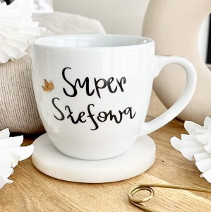 Super Szefowa kubek prezent dla szefowej filiżanka pojemność do wyboru 