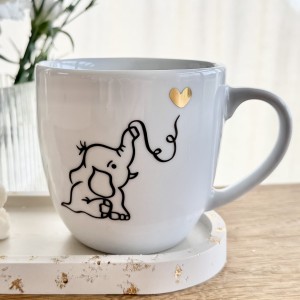 Kubek Słoń -pojemność do wyboru 250ml 300ml 350ml 500ml 1000ml