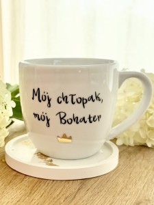 Mój chłopak Mój Bohater Serce kubek prezent na walentynki dla chłopaka pojemność do wyboru 