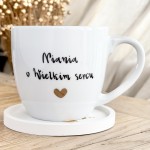 Porcelanowy Kubek dla Niani – Niania o Wielkim Sercu | Prezent dla Niani