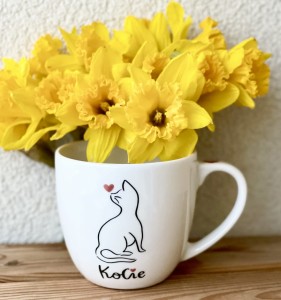 Kubek  kot Ko Cie Serce kubek prezent na walentynki dla chłopaka pojemność do wyboru  (1) (1)